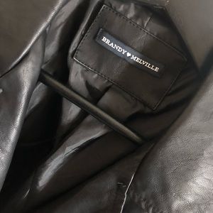 BRANDY MELVILLE LEATHER JACKET